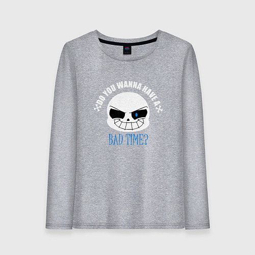 Женский лонгслив UNDERTALE / Меланж – фото 1