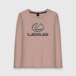 Лонгслив хлопковый женский LEXUS, цвет: пыльно-розовый