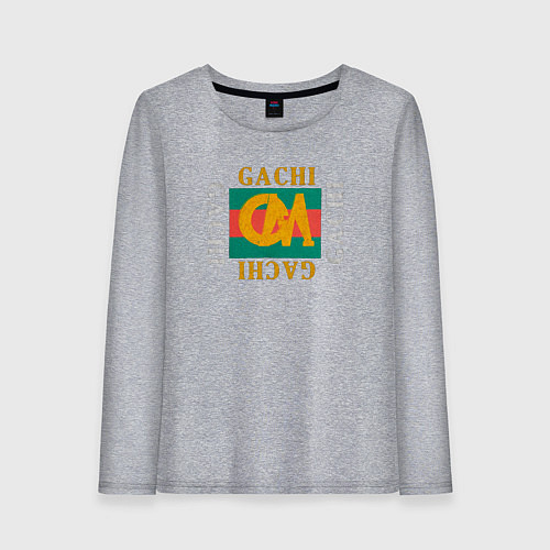 Женский лонгслив GachiGucci / Меланж – фото 1