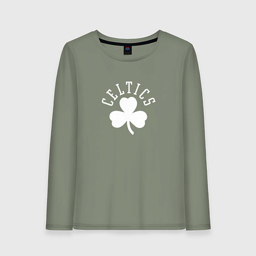 Женский лонгслив Бостон Селтикс / Авокадо – фото 1