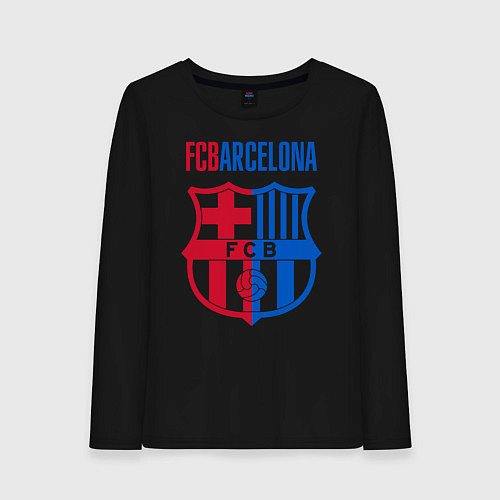 Женский лонгслив Barcelona FC / Черный – фото 1