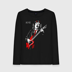 Женский лонгслив ACDC Angus Young