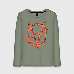 Лонгслив хлопковый женский VETEMENTS 20, цвет: авокадо