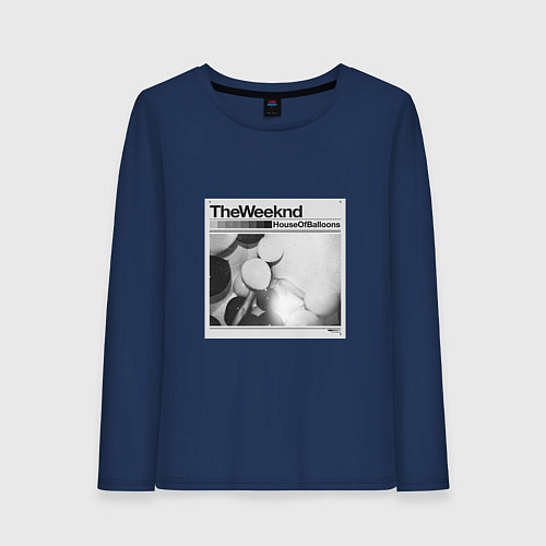 Женский лонгслив House Of Balloons The Weeknd / Тёмно-синий – фото 1