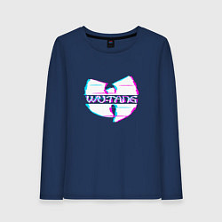 Лонгслив хлопковый женский Wu-Tang, цвет: тёмно-синий