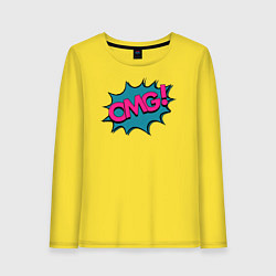 Женский лонгслив OMG! Комикс