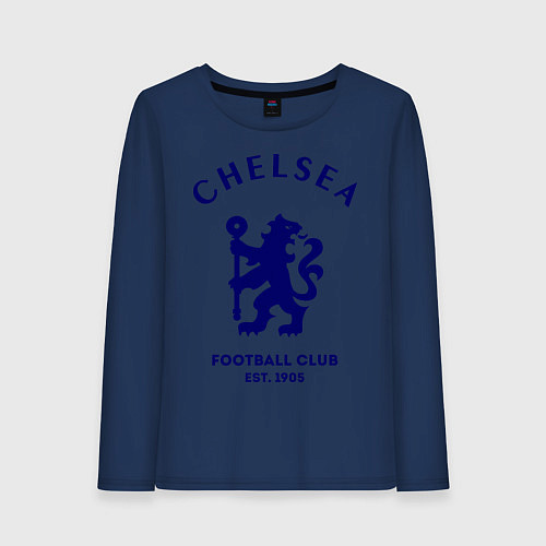 Женский лонгслив Chelsea Est. 1905 / Тёмно-синий – фото 1