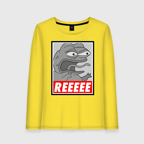 Женский лонгслив Pepe trigger / Желтый – фото 1