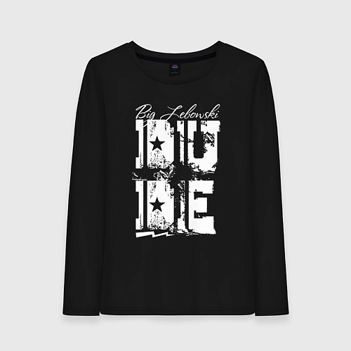 Женский лонгслив Dude / Черный – фото 1