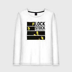 Лонгслив хлопковый женский Lock, Stock and Two Smoking Barrels 1998, цвет: белый