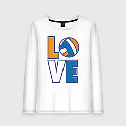 Женский лонгслив Love Volleyball