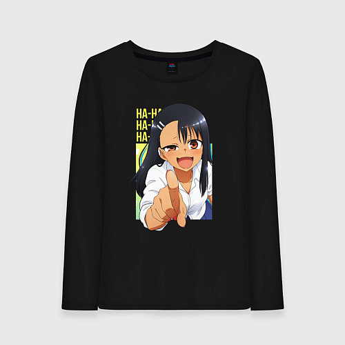 Женский лонгслив Ha-Ha nagatoro / Черный – фото 1