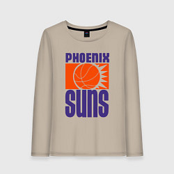 Лонгслив хлопковый женский Phoenix Suns, цвет: миндальный