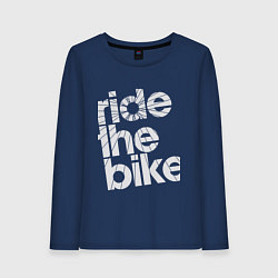 Женский лонгслив Ride the bike