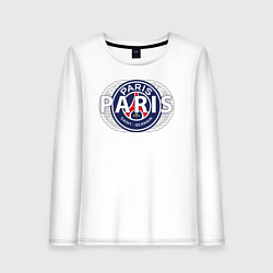 Лонгслив хлопковый женский PSG Core Wordmark Graphic New 202223, цвет: белый