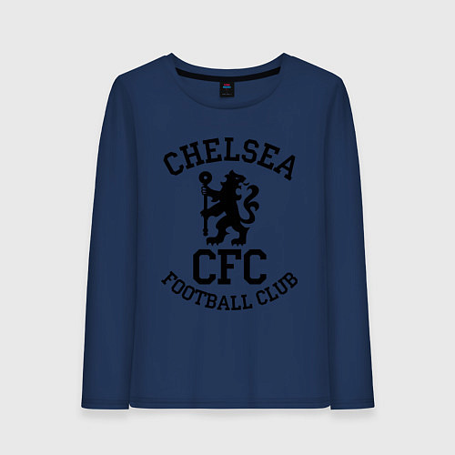 Женский лонгслив Chelsea CFC / Тёмно-синий – фото 1
