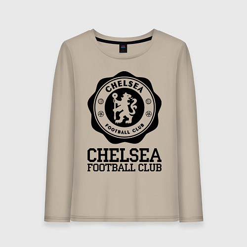 Женский лонгслив Chelsea FC: Emblem / Миндальный – фото 1