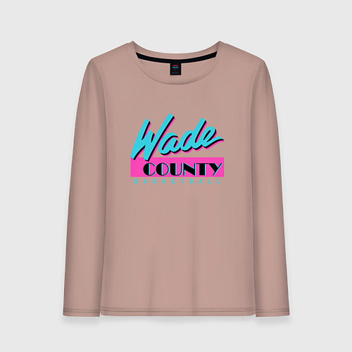 Женский лонгслив Wade County / Пыльно-розовый – фото 1