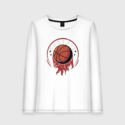 Лонгслив хлопковый женский NBA - Suns, цвет: белый