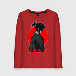 Лонгслив хлопковый женский Yato Noragami, цвет: красный