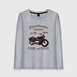 Женский лонгслив Triumph speedmaster bonneville