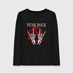 Женский лонгслив Панк Рок Punk Rock