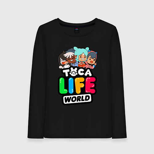 Женский лонгслив TOCA LIFE WORLD ТОКА ЛАЙФ ВОРЛД ПЕРСОНАЖИ / Черный – фото 1
