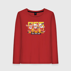 Женский лонгслив Dancing Santa