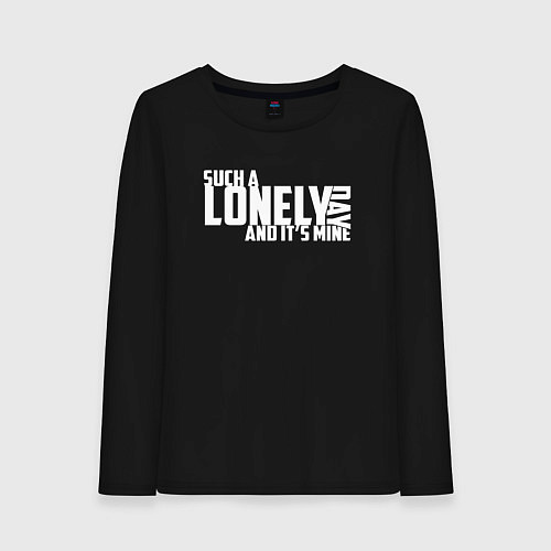 Женский лонгслив Lonely Day - System Of A Down / Черный – фото 1