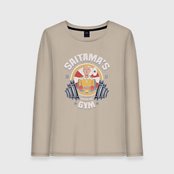 Лонгслив хлопковый женский Ванпанчмен 01, цвет: миндальный