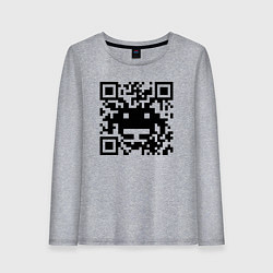 Женский лонгслив QR-Monster