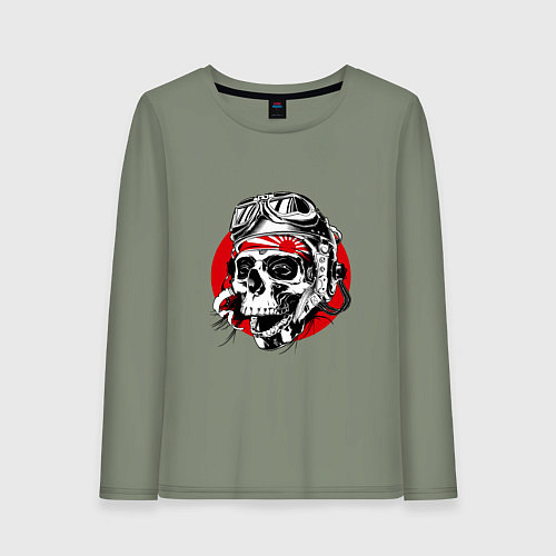 Женский лонгслив Pilot kamikadze / Авокадо – фото 1