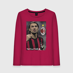 Женский лонгслив Paolo Cesare Maldini - Milan, captain