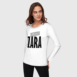 Лонгслив хлопковый женский Unreal Zara, цвет: белый — фото 2