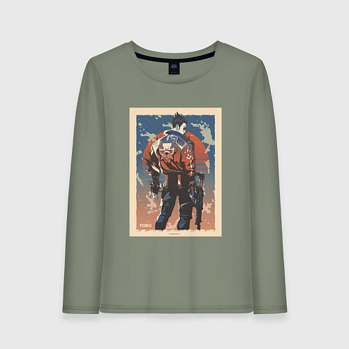 Женский лонгслив Yoru art / Авокадо – фото 1