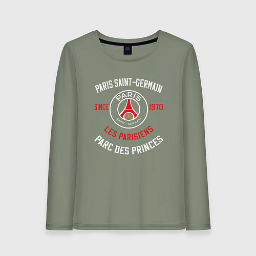Женский лонгслив PARIS SAINT - GERMAIN ПСЖ ФУТБОЛ / Авокадо – фото 1