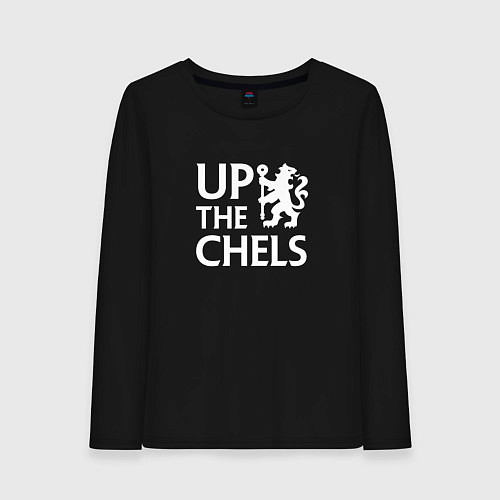 Женский лонгслив UP THE CHELS, Челси, Chelsea / Черный – фото 1