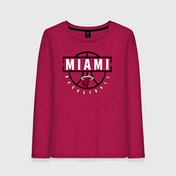 Женский лонгслив MIAMI HEAT NBA МАЯМИ ХИТ НБА