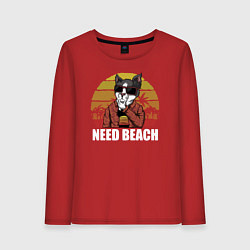 Женский лонгслив Need Beach