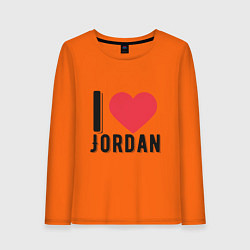 Женский лонгслив I Love Jordan