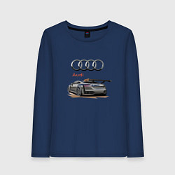 Женский лонгслив Audi Racing team