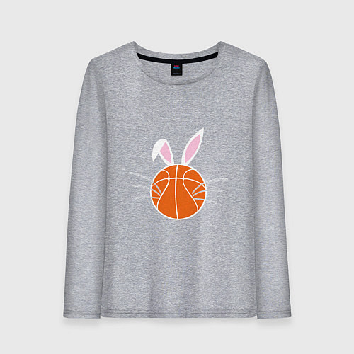 Женский лонгслив Basketball Bunny / Меланж – фото 1