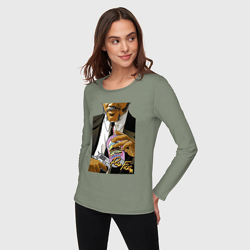 Женский лонгслив Samuel / Авокадо – фото 3