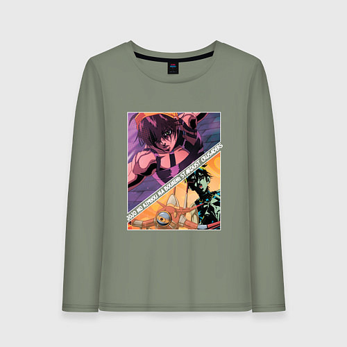 Женский лонгслив Наранча Гирга из ДжоДжо / Авокадо – фото 1