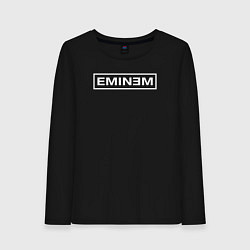 Лонгслив хлопковый женский Eminem ЭМИНЕМ, цвет: черный