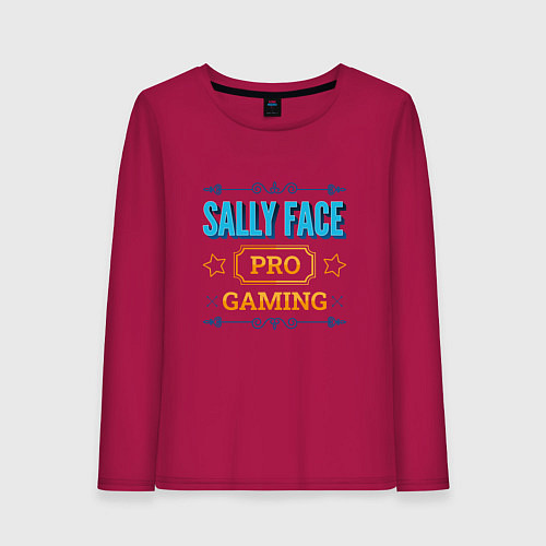 Женский лонгслив Sally Face PRO Gaming / Маджента – фото 1