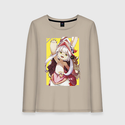 Женский лонгслив Nanachi made in abyss / Миндальный – фото 1