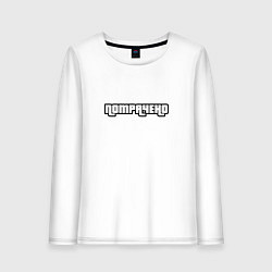 Лонгслив хлопковый женский Потрачено GTA, цвет: белый