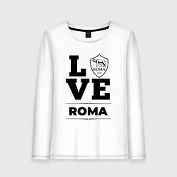 Лонгслив хлопковый женский Roma Love Классика, цвет: белый
