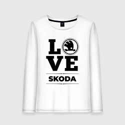 Женский лонгслив Skoda Love Classic